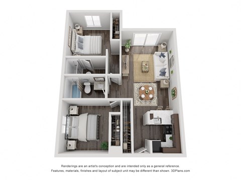 a 1 bedroom floor plan  summit
